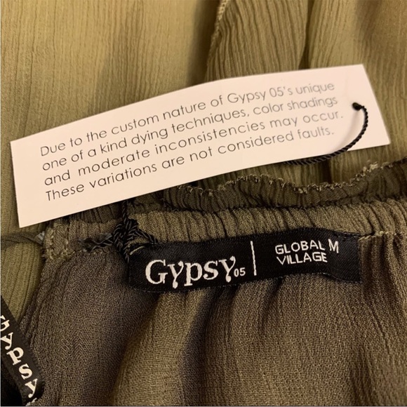 Gypsy 05 Ombré Ruffle Halter Summer Dress NWT, M - Picture 8 of 12